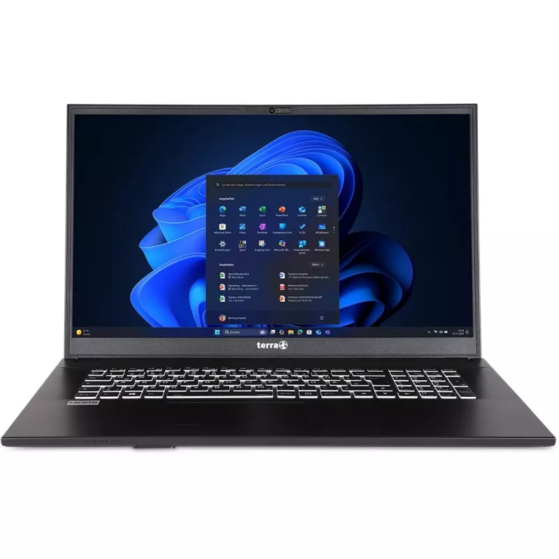 TERRA MOBILE 1716R Intel® Core™ i3 i3-1315U Laptop 43,9 cm (17,3 cala) Full HD 16 GB DDR4-SDRAM 500 GB SSD Wi-Fi 6 (802.11ax) Windows 11 Pro niemiecki szary