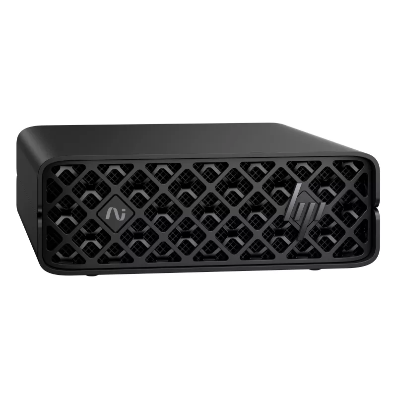 HP ZGX Nano G1n AI GB10 128 GB LPDDR5x-SDRAM 4 TB SSD Linux Mini PC Workstation AI Workstation, AI PC Czarny
