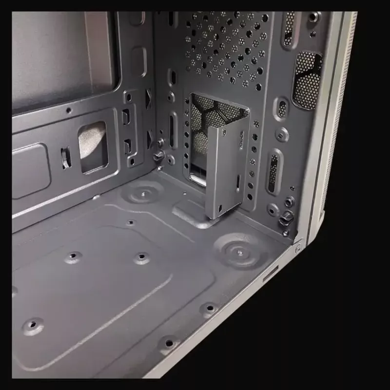 Obudowa PC Micro Tower LC-Power 2004MB-V3, Micro-ATX/Mini-ITX, czarna, zasilacz górny, obsługuje 2×3,5 cala + 2×2,5 cala, USB 3.2 Gen1
