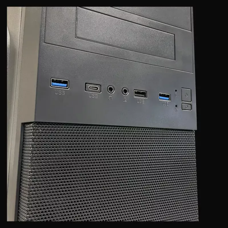 Obudowa PC Micro Tower LC-Power 2004MB-V3, Micro-ATX/Mini-ITX, czarna, zasilacz górny, obsługuje 2×3,5 cala + 2×2,5 cala, USB 3.2 Gen1