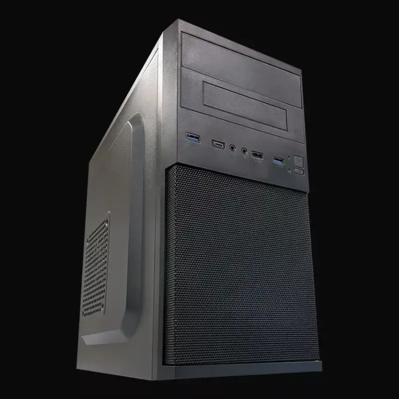 Obudowa PC Micro Tower LC-Power 2004MB-V3, Micro-ATX/Mini-ITX, czarna, zasilacz górny, obsługuje 2×3,5 cala + 2×2,5 cala, USB 3.2 Gen1