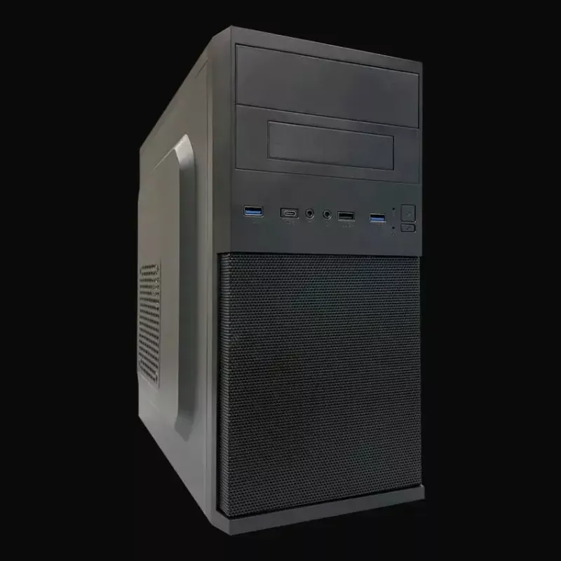 Obudowa PC Micro Tower LC-Power 2004MB-V3, Micro-ATX/Mini-ITX, czarna, zasilacz górny, obsługuje 2×3,5 cala + 2×2,5 cala, USB 3.2 Gen1