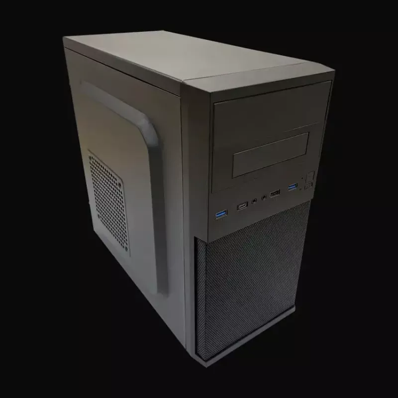 Obudowa PC Micro Tower LC-Power 2004MB-V3, Micro-ATX/Mini-ITX, czarna, zasilacz górny, obsługuje 2×3,5 cala + 2×2,5 cala, USB 3.2 Gen1