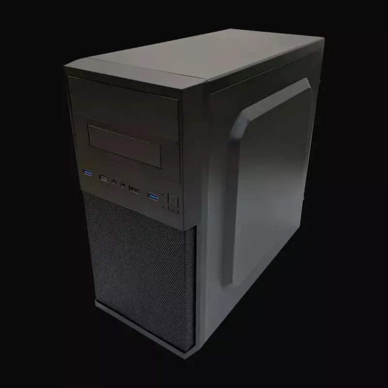 Obudowa PC Micro Tower LC-Power 2004MB-V3, Micro-ATX/Mini-ITX, czarna, zasilacz górny, obsługuje 2×3,5 cala + 2×2,5 cala, USB 3.2 Gen1