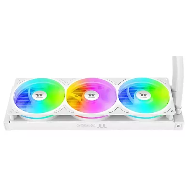 Wielofunkcyjny układ chłodzenia cieczą Thermaltake TH360 V3 Ultra ARGB — 3 wentylatory 120 mm, 500–2500 obr./min, 12 V, biały