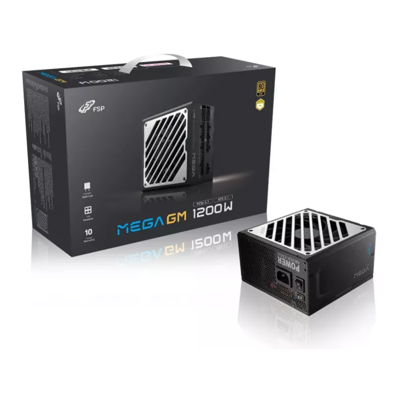 Zasilacz ATX FSP MEGA GM 1200W ATX3.1 Czarny