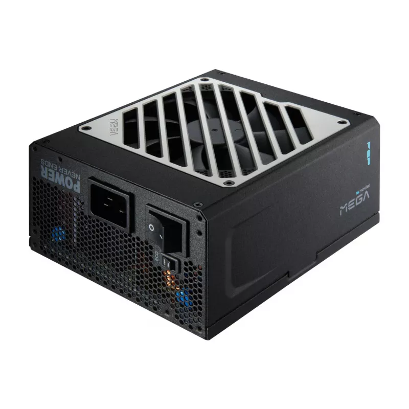 FSP MEGA TI 1350W Zasilacz ATX ATX3.1 Czarny, 1350 W, 100 - 240 V, 50/60 Hz, 8 - 15 A, 120 W, 1350 W