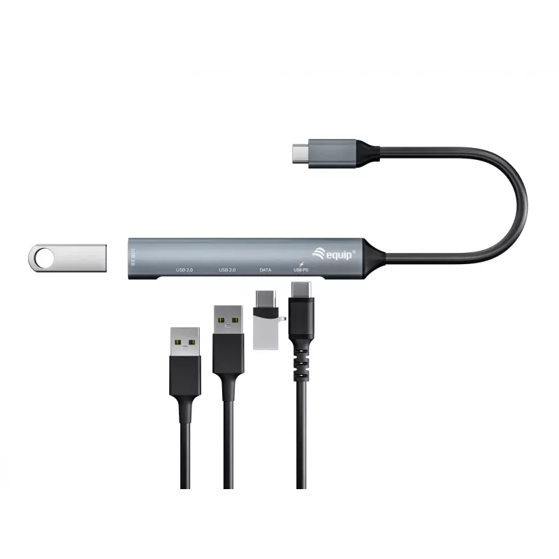 Equip 5-Port USB 3.0/2.0 Hub with USB-C PD