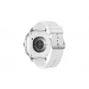 Samsung Galaxy Watch8 Classic 3,3 cm (1,3 cala) AMOLED 46 mm Cyfrowy 438 x 438 pikseli Ekran dotykowy Srebrny Wi-Fi GPS (satelita)