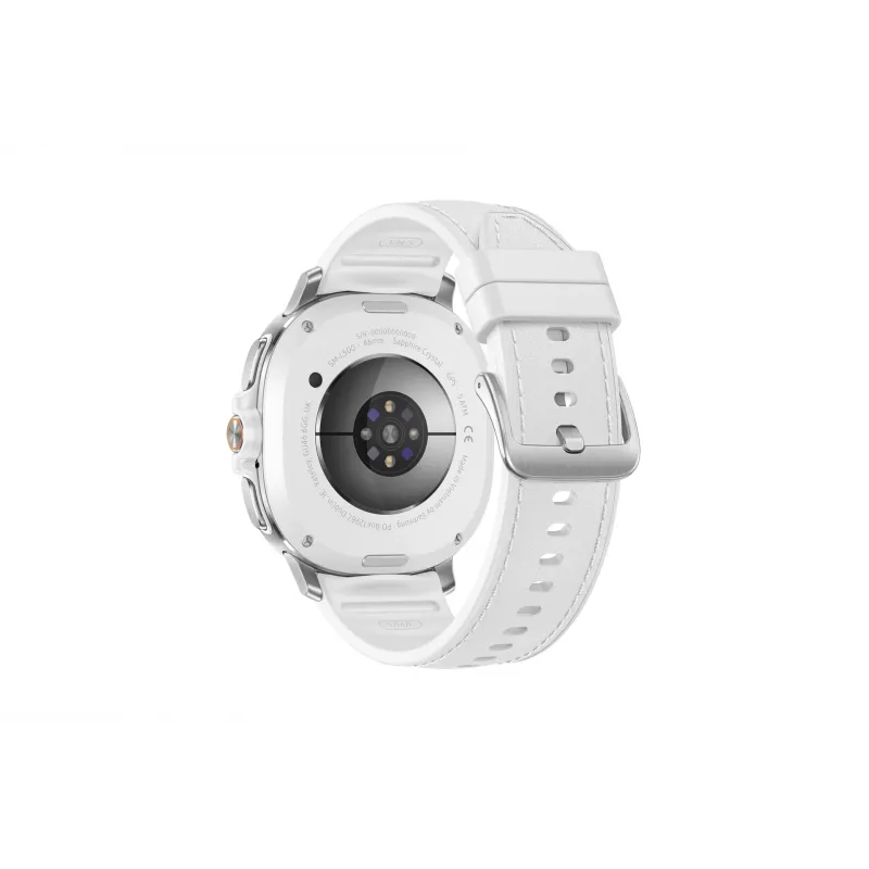 Samsung Galaxy Watch8 Classic 3,3 cm (1,3 cala) AMOLED 46 mm Cyfrowy 438 x 438 pikseli Ekran dotykowy Srebrny Wi-Fi GPS (satelita)