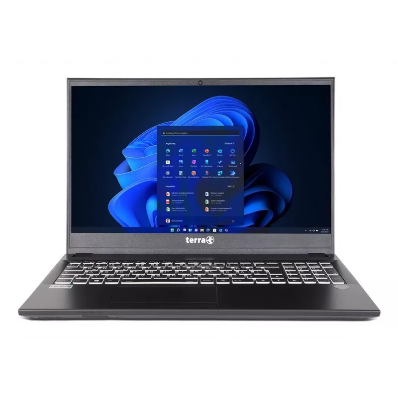 TERRA Mobile 1516R Intel® Core™ i5 i5-1334U Laptop 39,6 cm (15,6 cala) Full HD 16 GB DDR4-SDRAM 1 TB SSD Wi-Fi 6 (802.11ax) Windows 11 Pro Niemiecki Czarny
