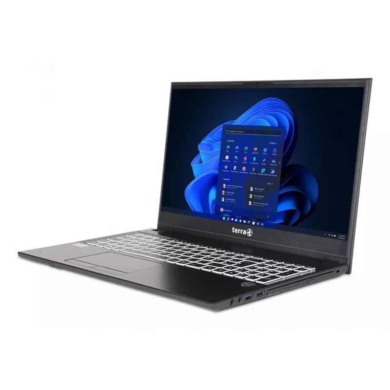 TERRA Mobile 1516R Intel® Core™ i5 i5-1334U Laptop 39,6 cm (15,6 cala) Full HD 16 GB DDR4-SDRAM 1 TB SSD Wi-Fi 6 (802.11ax) Windows 11 Pro Niemiecki Czarny