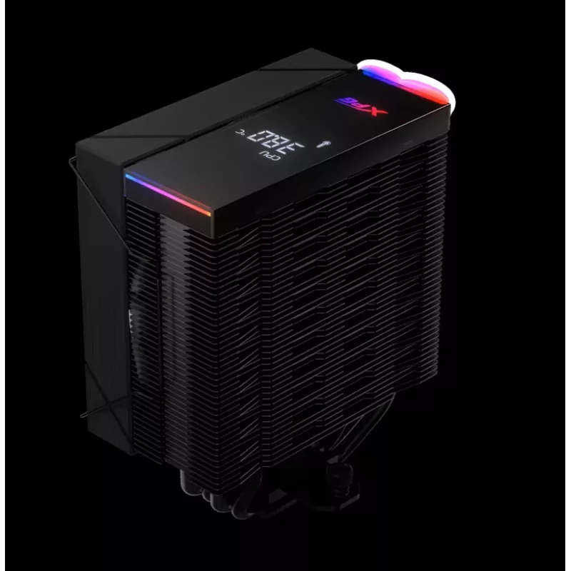 XPG MAESTRO PLUS 42SA CPU Air Cooler, chłodzenie powietrzne, 12 cm, czarny