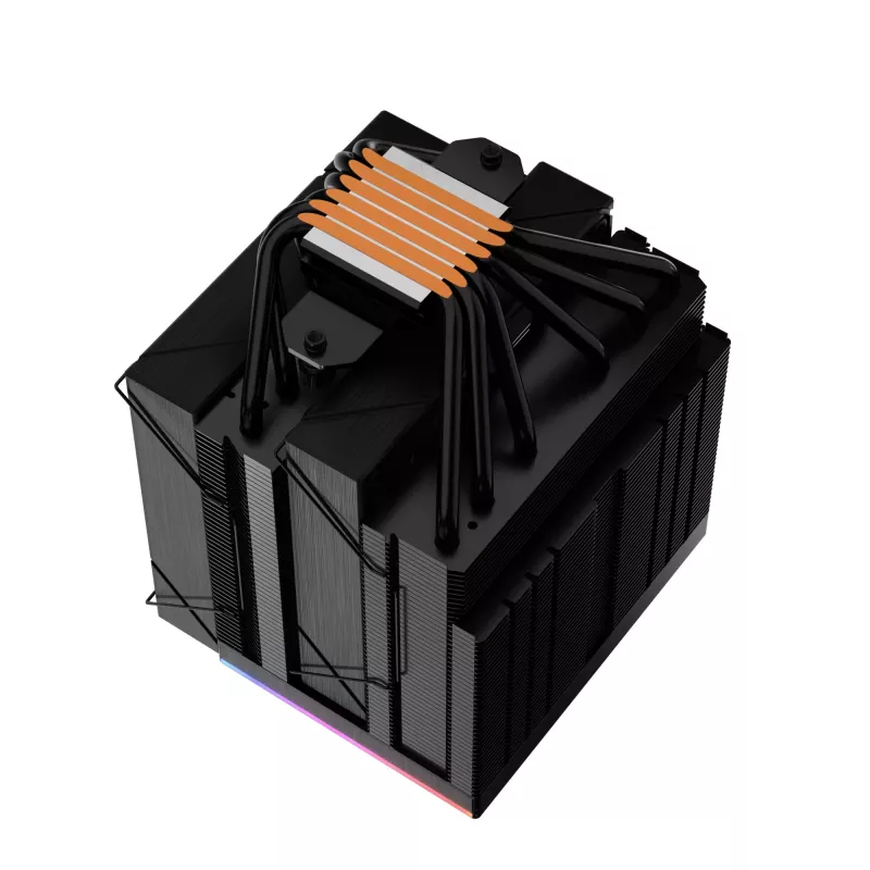 XPG MAESTRO PLUS 62DA Chłodzenie procesora powietrzne, Chłodzenie powietrzne, 12 cm, Czarny