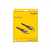 Kabel DisplayPort DeLOCK 8K 60 Hz 5 m liliowy metal