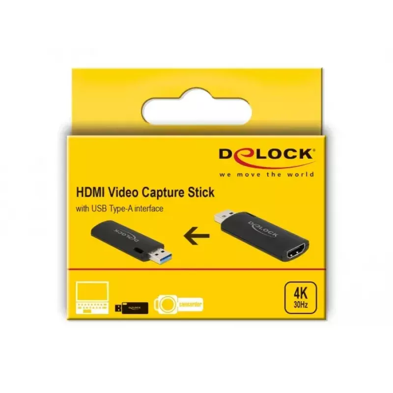 Urządzenie do przechwytywania wideo DeLOCK 88307 USB 2.0 3840 x 2160 pikseli