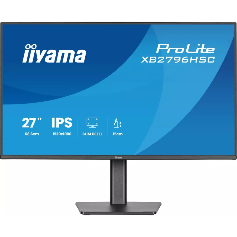 iiyama ProLite XB2796HSC-B1 monitor komputerowy 68,6 cm (27 cali) 1920 x 1080 pikseli Full HD LED Czarny