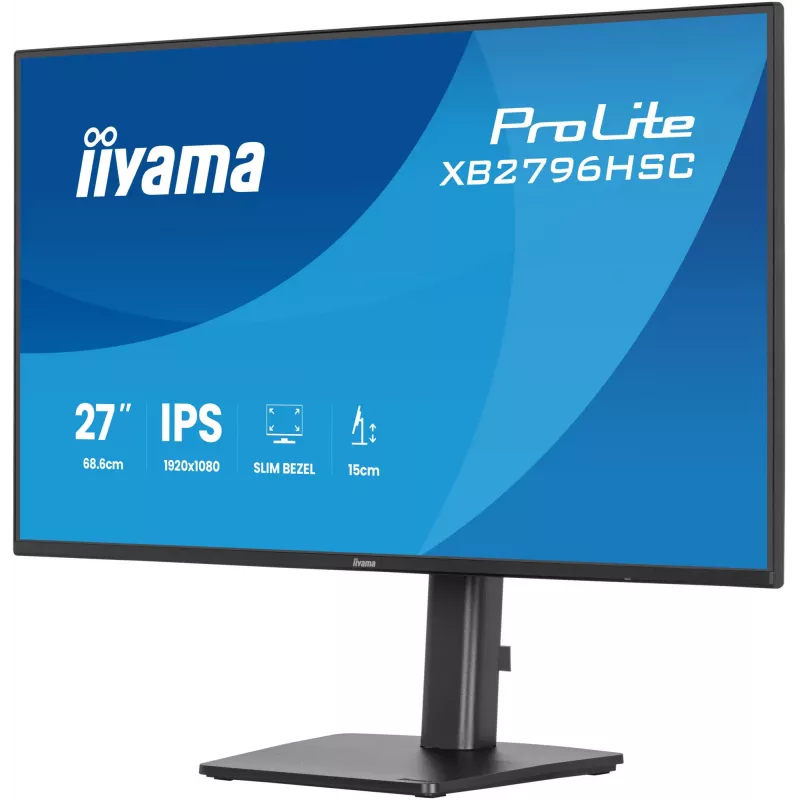 iiyama ProLite XB2796HSC-B1 monitor komputerowy 68,6 cm (27 cali) 1920 x 1080 pikseli Full HD LED Czarny