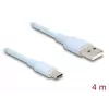 DeLOCK kabel USB 2.0 4 m USB A USB C niebieski 81224