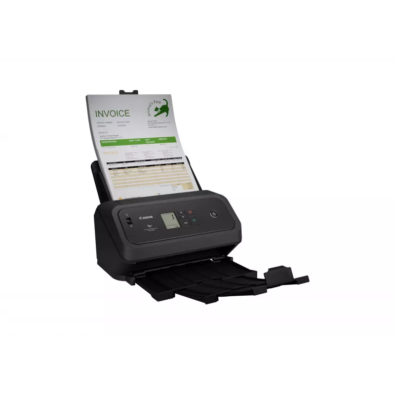 Skaner dokumentów ADF Canon DRC340 — A4, 600 x 600 DPI, dupleks, zasilany przez USB, wbudowany wyświetlacz, 3,2 kg