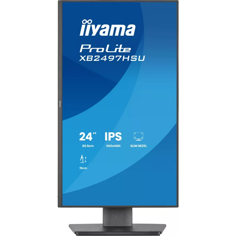 iiyama ProLite XB2497HSU-B1 monitor komputera 60,5 cm (23,8 cala) 1920 x 1080 pixeli Full HD LED czarny