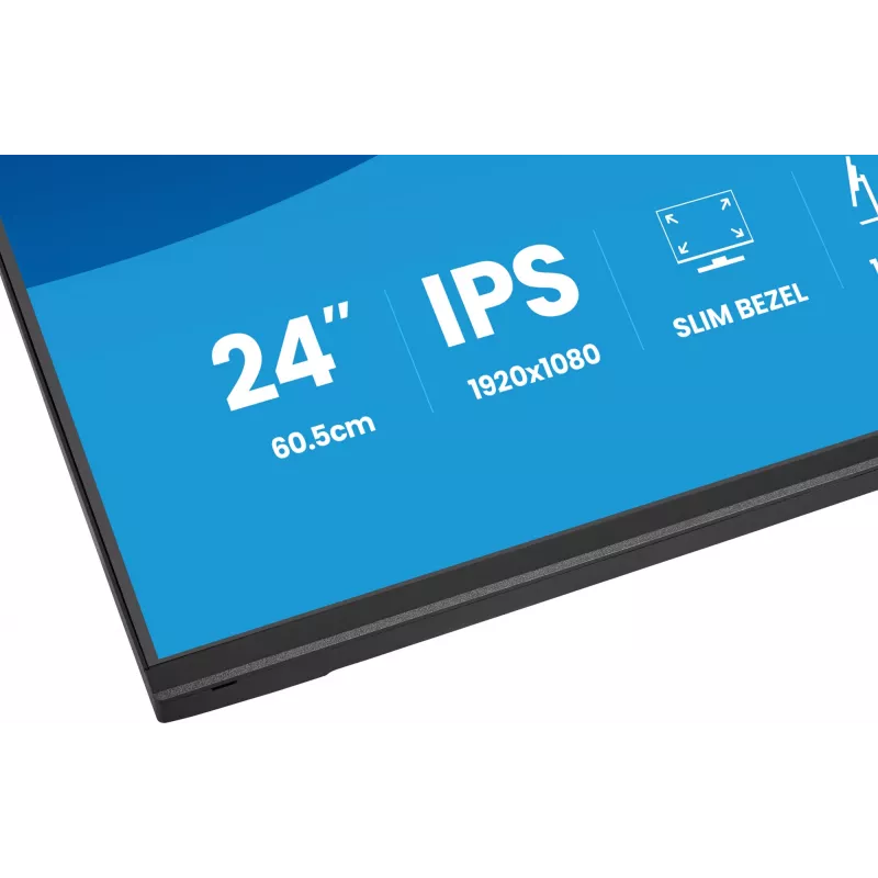 iiyama ProLite XB2497HSU-B1 monitor komputera 60,5 cm (23,8 cala) 1920 x 1080 pixeli Full HD LED czarny