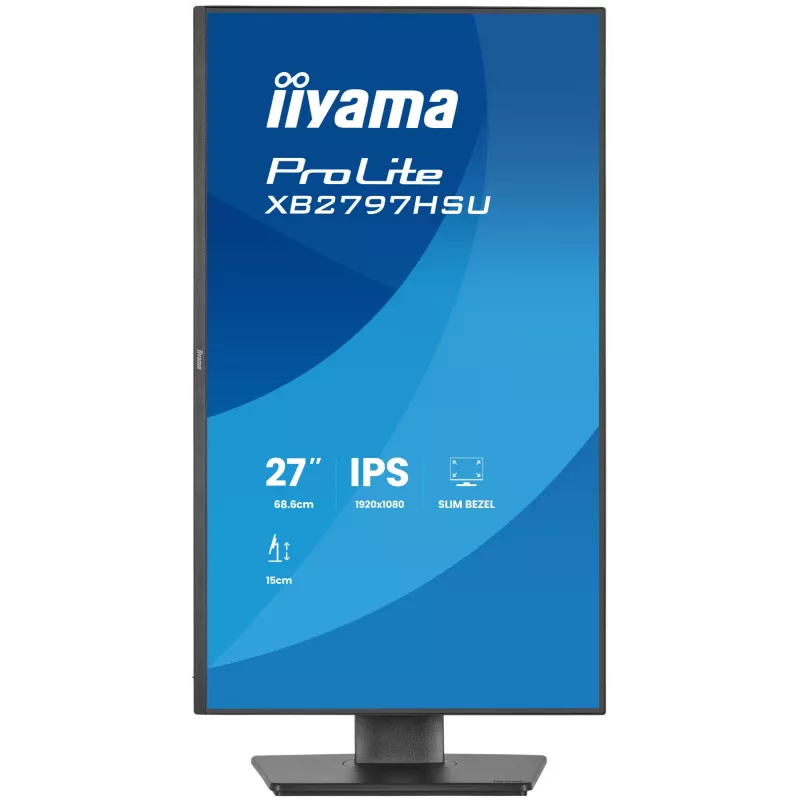 iiyama ProLite XB2797HSU-B1 monitor komputerowy 68,6 cm (27 cali) 1920 x 1080 pikseli Full HD LED Czarny