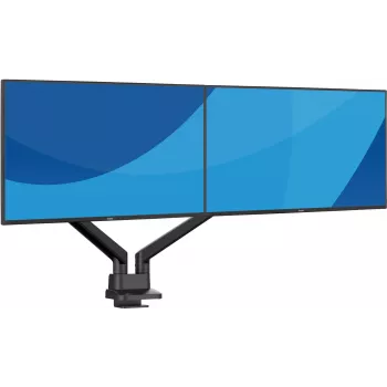 uchwyt biurkowy do monitora IIYAMA DS4002C-B1 do ekranów 61–81,3 cm (24–32 cale), VESA 75×75–100×100, zacisk/przelotka, czarny