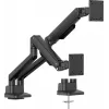 uchwyt biurkowy do monitora IIYAMA DS4002C-B1 do ekranów 61–81,3 cm (24–32 cale), VESA 75×75–100×100, zacisk/przelotka, czarny