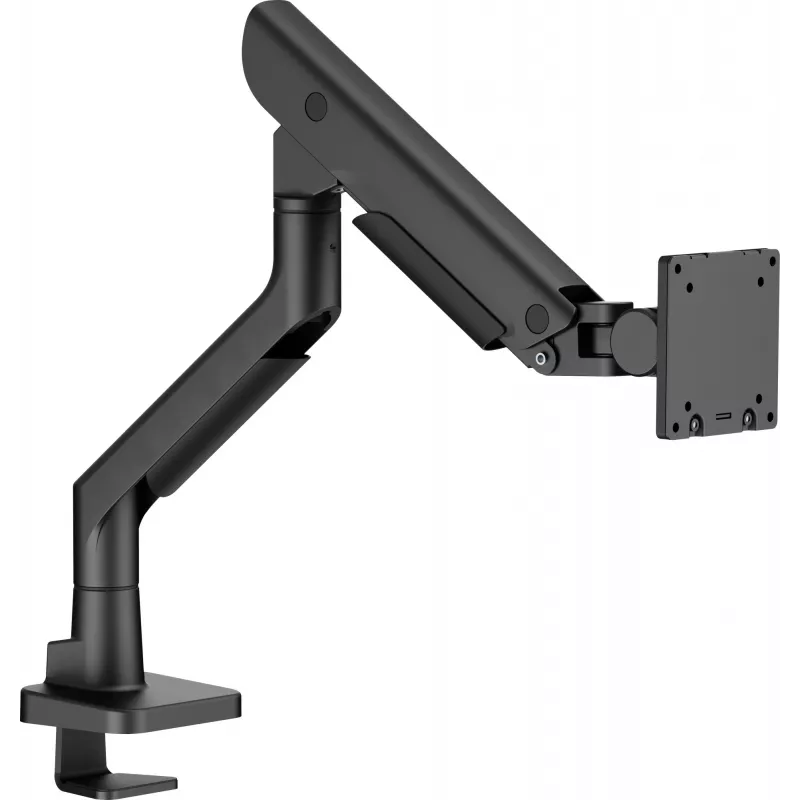 Uchwyt biurkowy do monitora IIYAMA DS6001C-B1 do ekranów 49 cali (124,5 cm), montaż zaciskowy/przelotowy, VESA 75x75–100x100, regulacja wysokości, pochylenie -60–50°, czarny