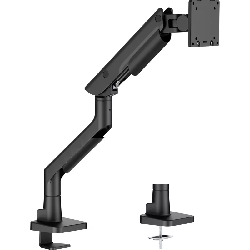 Uchwyt biurkowy do monitora IIYAMA DS6001C-B1 do ekranów 49 cali (124,5 cm), montaż zaciskowy/przelotowy, VESA 75x75–100x100, regulacja wysokości, pochylenie -60–50°, czarny