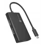ICY BOX Adapter USB Type-C na 3x HDMI, USB 3.2 Gen 2 (3.1 Gen 2) Type-C, HDMI, 10000 Mbit/s, 144 Hz, 3840 x 2160, 7680 x 4320, 7680 x 4320 pikseli