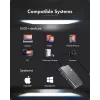ICY BOX Adapter USB Type-C na 3x HDMI, USB 3.2 Gen 2 (3.1 Gen 2) Type-C, HDMI, 10000 Mbit/s, 144 Hz, 3840 x 2160, 7680 x 4320, 7680 x 4320 pikseli