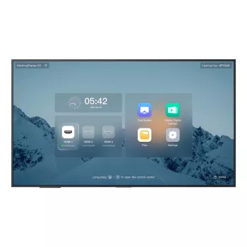 Yealink MeetingDisplay 65 cali 65-calowy wyświetlacz konferencyjny 4K UHD IPS Android 13 z wbudowanymi głośnikami, 3840×2160, VESA 400×400