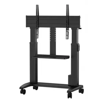 Podstawa jezdna Yealink MB-FS-Lift — montaż podłogowy, czarna, 87 kg nośność, 600×1100 mm