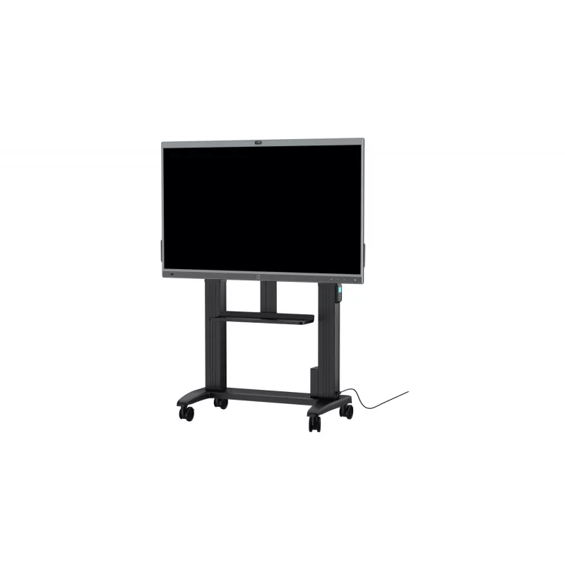 Podstawa jezdna Yealink MB-FS-Lift — montaż podłogowy, czarna, 87 kg nośność, 600×1100 mm