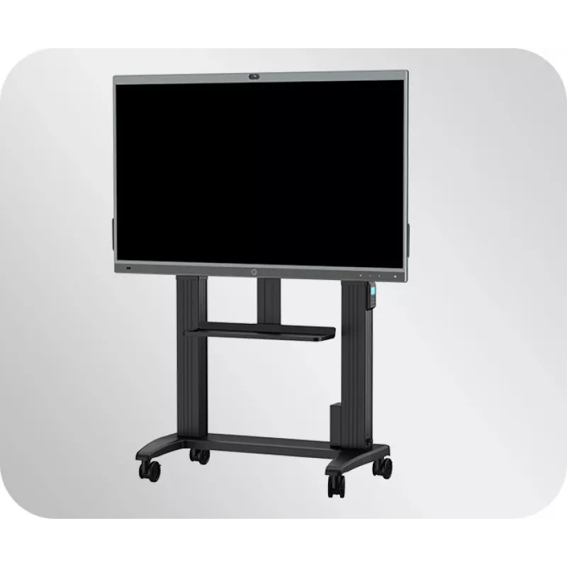 Podstawa jezdna Yealink MB-FS-Lift — montaż podłogowy, czarna, 87 kg nośność, 600×1100 mm