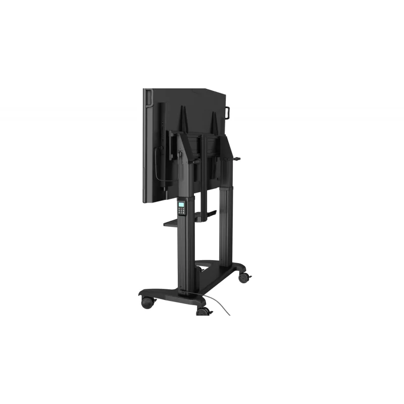 Podstawa jezdna Yealink MB-FS-Lift — montaż podłogowy, czarna, 87 kg nośność, 600×1100 mm