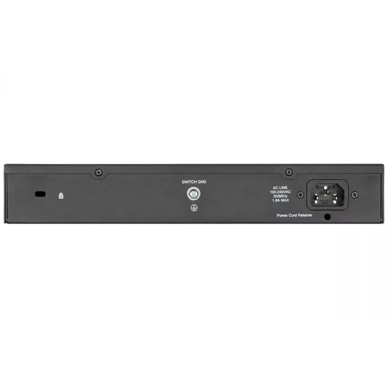 D-Link DGS-1100-18PV2 przełącznik sieciowy zarządzalny L2 Gigabit Ethernet (10/100/1000) Power over Ethernet (PoE) 1U Czarny