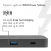 KVM switch Club 3D Dual USB-C do HDMI, 2-portowy, 4K UHD 3840x2160, konsola USB-C, 65W PD, czarny