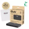 KVM switch Club 3D Dual USB-C do HDMI, 2-portowy, 4K UHD 3840x2160, konsola USB-C, 65W PD, czarny