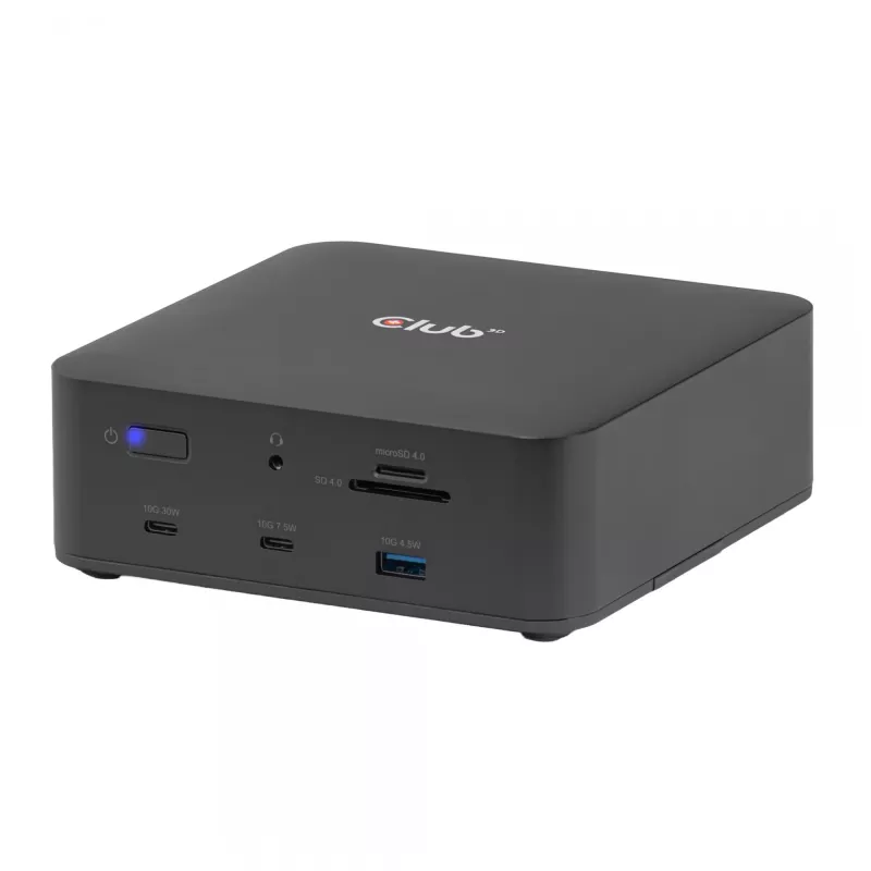 Stacja dokująca CLUB3D CSV-2562 Thunderbolt 5, M.2 SSD, 2×HDMI 8K60Hz, 180W, 120 Gbit/s