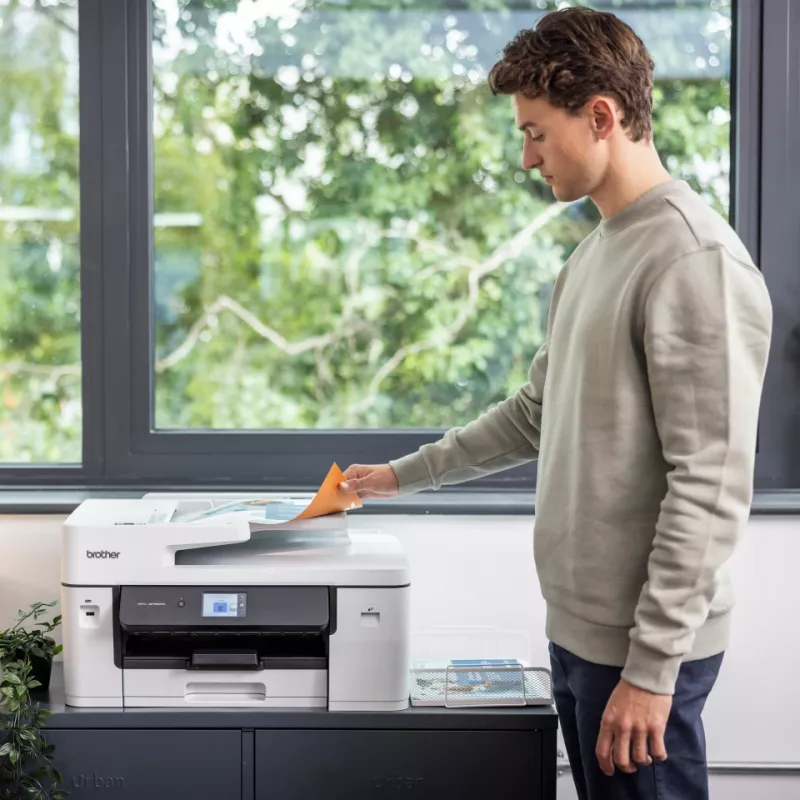 Wielofunkcyjna drukarka atramentowa Brother MFC-J6760DW — A3, 1200 x 4800 DPI, 31 str./min, Wi‑Fi, Ethernet