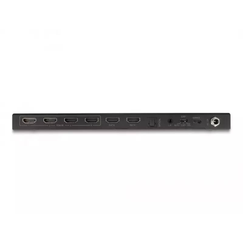 DeLOCK Przełącznik matrycowy HDMI 4 x wejście HDMI na 2 x wyjście HDMI 4K 60 Hz