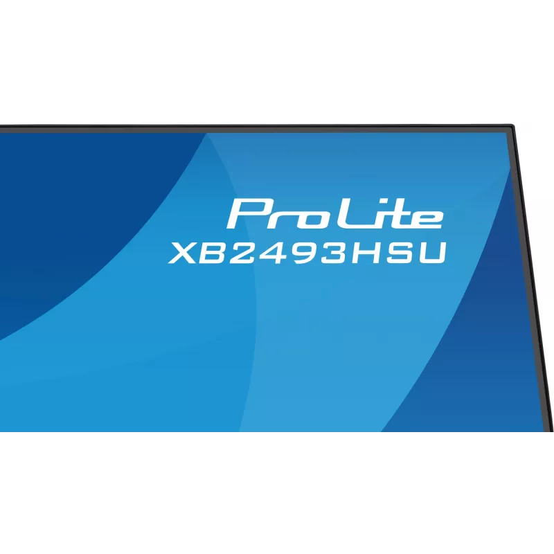 Monitor komputerowy IIYAMA ProLite XB2493HSU-B1 23.8 cala (60.5 cm) Full HD IPS LED, 1920×1080, 1 ms, kąty widzenia 178°, hub USB, głośniki, czarny