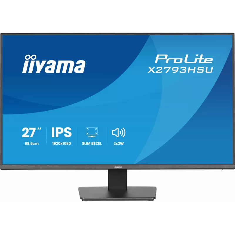iiyama ProLite X2793HSU-B1 monitor komputerowy 68,6 cm (27 cali) 1920 x 1080 pikseli Full HD LED Czarny