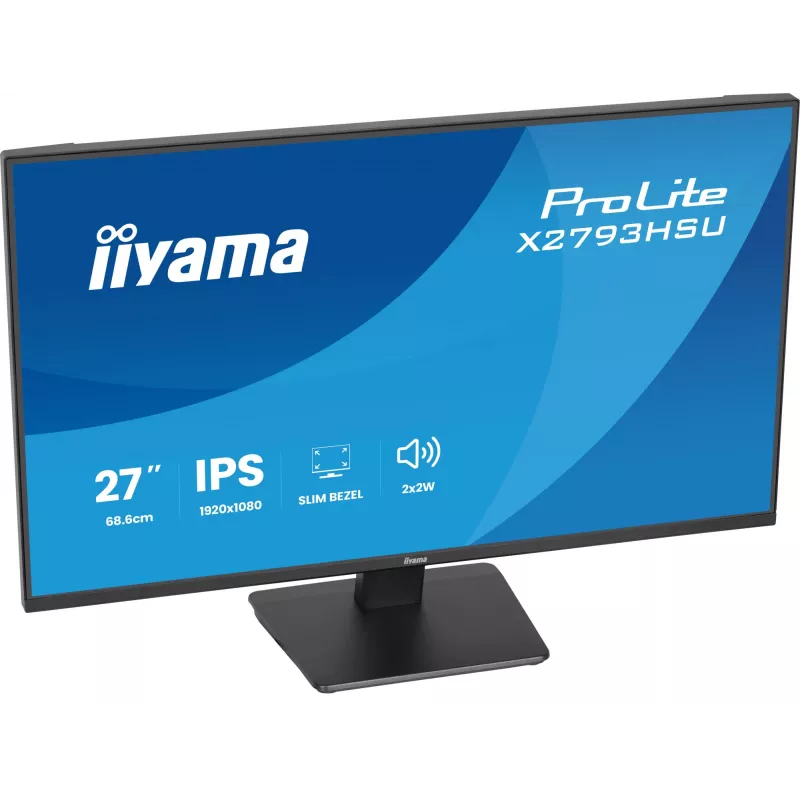 iiyama ProLite X2793HSU-B1 monitor komputerowy 68,6 cm (27 cali) 1920 x 1080 pikseli Full HD LED Czarny