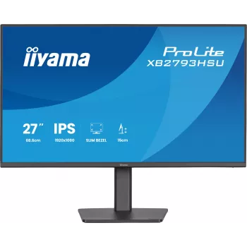iiyama ProLite XB2793HSU-B1 monitor komputerowy 68,6 cm (27 cali) 1920 x 1080 pikseli Full HD LED Czarny