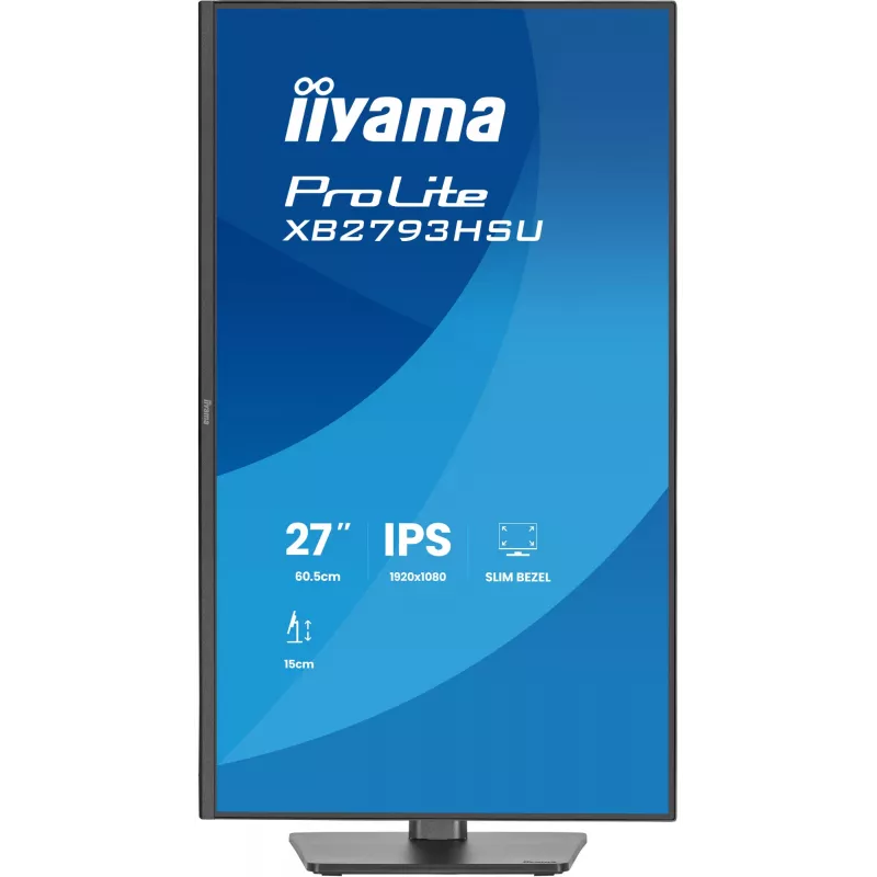 iiyama ProLite XB2793HSU-B1 monitor komputerowy 68,6 cm (27 cali) 1920 x 1080 pikseli Full HD LED Czarny
