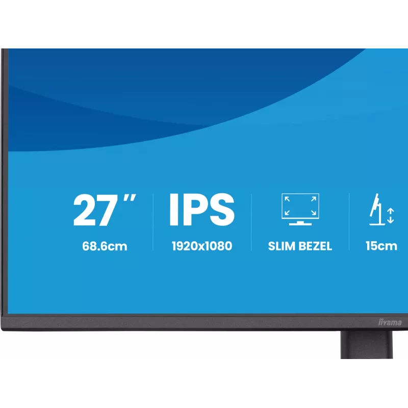 iiyama ProLite XB2793HSU-B1 monitor komputerowy 68,6 cm (27 cali) 1920 x 1080 pikseli Full HD LED Czarny